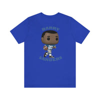 Barry Sanders Detroit Lions, Soft Cotton Bella and Canvas Short Sleeve Tee shirt