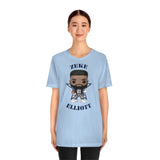 Zeke Elliott Dallas Cowboys (Blue), Soft Cotton Bella and Canvas Short Sleeve Tee shirt