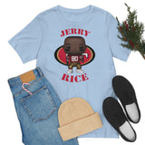 Jerry Rice San Francisco 49ers, Soft Cotton Bella and Canvas Short Sleeve Tee shirt
