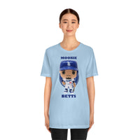 Mookie Betts L.A/Brooklyn Dodgers, Soft Cotton Bella and Canvas Short Sleeve Tee shirt