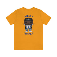 Amari Cooper Dallas Cowboys, Soft Cotton Bella and Canvas Short Sleeve Tee shirt