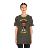 Jerome Bettis Pittsburgh Steelers, Soft Cotton Bella and Canvas Short Sleeve Tee shirt
