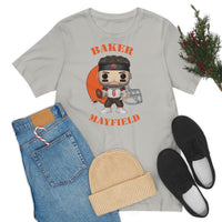 Baker Mayfield Cleveland Browns, Soft Cotton Bella and Canvas Short Sleeve Tee shirt