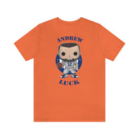Andrew Luck Indianapolis Colts, Soft Cotton Bella and Canvas Short Sleeve Tee shirt