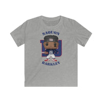 Saquon Barkley New York Giants, Kids Gildan Softstyle Tee Shirt