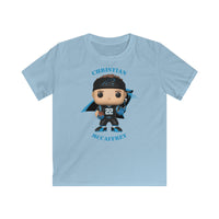 Christian McCaffrey Carolina Panthers, Kids Gildan Softstyle Tee Shirt