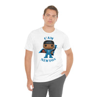 Cam Newton Carolina Panthers (Small) Soft Cotton Bella and Canvas Short Sleeve Tee shirt