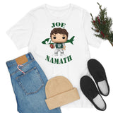 Joe Namath New York Jets, Soft Cotton Bella and Canvas Short Sleeve Tee shirt