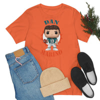 Dan Marino Miami Dolphins, Soft Cotton Bella and Canvas Short Sleeve Tee shirt