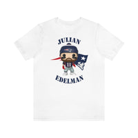 Julian Edelman New England Patriots, Soft Cotton Bella and Canvas Short Sleeve Tee shirt