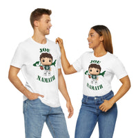 Joe Namath New York Jets, Soft Cotton Bella and Canvas Short Sleeve Tee shirt