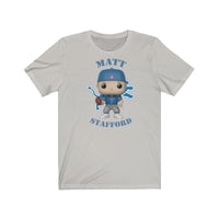 Matt Stafford Detroit Lions, Soft Cotton Bella and Canvas Short Sleeve Tee shirt
