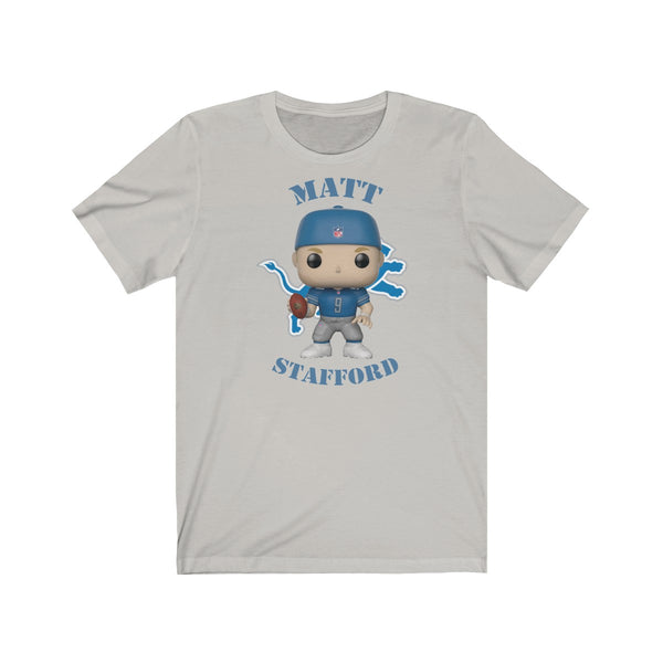 Matt Stafford Detroit Lions, Soft Cotton Bella and Canvas Short Sleeve Tee shirt