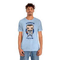 Andrew Luck Indianapolis Colts, Soft Cotton Bella and Canvas Short Sleeve Tee shirt