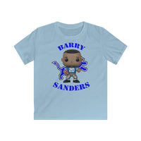 Barry Sanders Detroit Lions, Kids Gildan Softstyle Tee Shirt