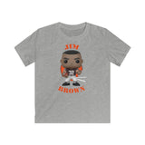 Jim Brown Cleveland Browns, Kids Gildan Softstyle Tee Shirt