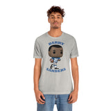 Barry Sanders Detroit Lions, Soft Cotton Bella and Canvas Short Sleeve Tee shirt