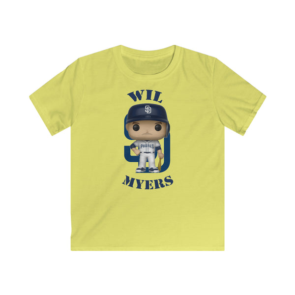 Wil Myers San Deigo Padres, Kids Gildan Softstyle Tee Shirt