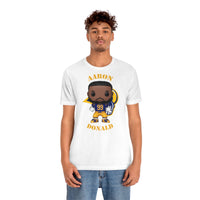 Aaron Donald L.A Rams, Soft Cotton Bella and Canvas Short Sleeve Tee shirt