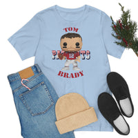 Tom Brady New England Patriots (Throwback), Soft Cotton Bella and Canvas Short Sleeve Tee shirt