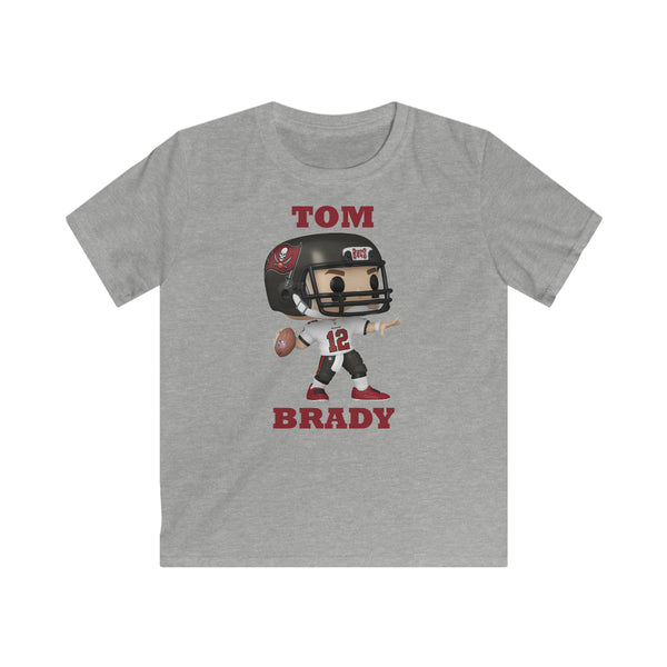 Tom Brady Tampa Bay Buccaneers, Kids Gildan Softstyle Tee Shirt