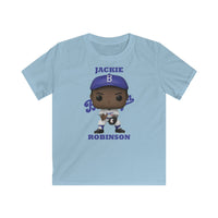 Jackie Robinson Brooklyn Dodgers/L.A Dodgers, Kids Gildan Softstyle Tee Shirt