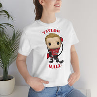 Taylor Hall New Jersey Devils, Soft Cotton Bella and Canvas Short Sleeve Tee shirt