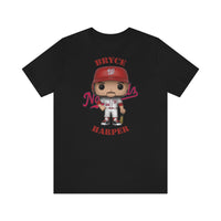 Bryce Harper Washington Nationals, Soft Cotton Bella and Canvas Short Sleeve Tee shirt