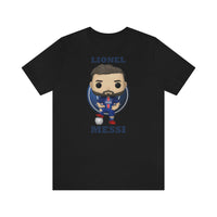Lionel Messi PSG, Soft Cotton Bella and Canvas Short Sleeve Tee shirt
