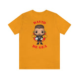 David De Gea Manchester United, Soft Cotton Bella and Canvas Short Sleeve Tee shirt