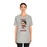 Steve Young San Francisco 49ers, Soft Cotton Bella and Canvas Short Sleeve Tee shirt