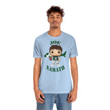Joe Namath New York Jets, Soft Cotton Bella and Canvas Short Sleeve Tee shirt