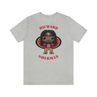 Richard Sherman San Francisco 49ers, Soft Cotton Bella and Canvas Short Sleeve Tee shirt