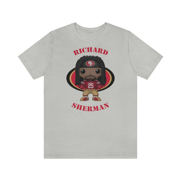 Richard Sherman San Francisco 49ers, Soft Cotton Bella and Canvas Short Sleeve Tee shirt