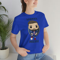 Lionel Messi PSG, Soft Cotton Bella and Canvas Short Sleeve Tee shirt