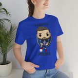 Lionel Messi PSG, Soft Cotton Bella and Canvas Short Sleeve Tee shirt