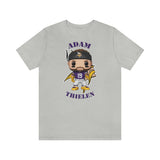 Adam Thielen Minnesota Vikings, Soft Cotton Bella and Canvas Short Sleeve Tee shirt