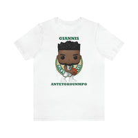 Giannis Antetokounmpo Milwaukee Bucks , Soft Cotton Bella and Canvas Short Sleeve Tee shirt