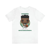 Giannis Antetokounmpo Milwaukee Bucks , Soft Cotton Bella and Canvas Short Sleeve Tee shirt