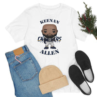 Keenan Allen L.A Chargers, Soft Cotton Bella and Canvas Short Sleeve Tee shirt