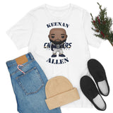 Keenan Allen L.A Chargers, Soft Cotton Bella and Canvas Short Sleeve Tee shirt