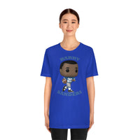 Barry Sanders Detroit Lions, Soft Cotton Bella and Canvas Short Sleeve Tee shirt
