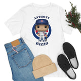 Anthony Rizzo Chicago Cubs, Soft Cotton Bella and Canvas Short Sleeve Tee shirt