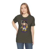 Adam Thielen Minnesota Vikings, Soft Cotton Bella and Canvas Short Sleeve Tee shirt