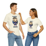 Lionel Messi PSG, Soft Cotton Bella and Canvas Short Sleeve Tee shirt