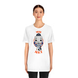 Mr Met New York Mets, Soft Cotton Bella and Canvas Short Sleeve Tee shirt