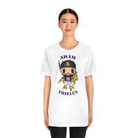 Adam Thielen Minnesota Vikings, Soft Cotton Bella and Canvas Short Sleeve Tee shirt