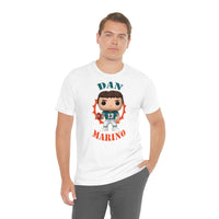 Dan Marino Miami Dolphins, Soft Cotton Bella and Canvas Short Sleeve Tee shirt