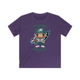 Carson Wentz Philadelphia Eagles White Jersey, Kids Gildan Softstyle Tee Shirt