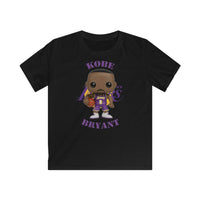 Kobe Bryant L.A Lakers (Purple), Kids Gildan Softstyle Tee Shirt